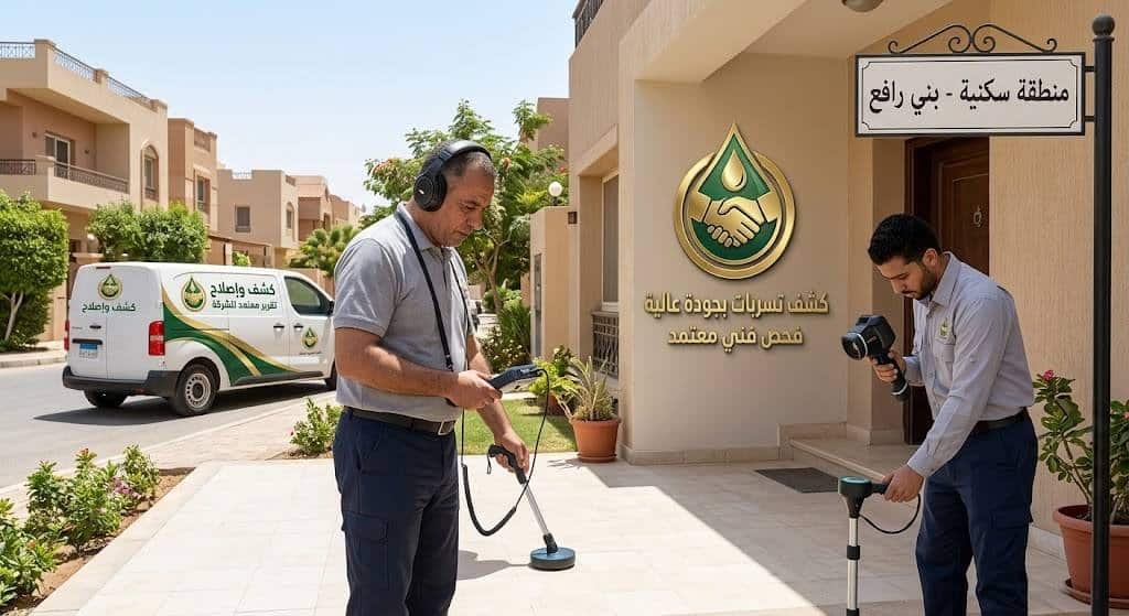كشف التسربات بجوده عاليه